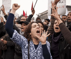 Social media becomes a rallying point for Moroccan youths protesting state spending 