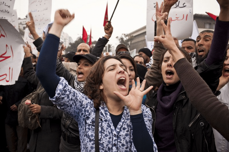 Social media becomes a rallying point for Moroccan youths protesting state spending 