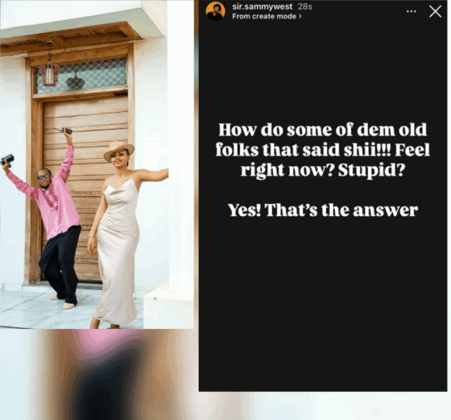 Regina Daniels’ brother reacts after the actress bought new house