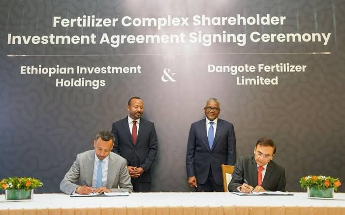 Dangote, Ethiopia PM break new ground on $2.5bn fertiliser plant