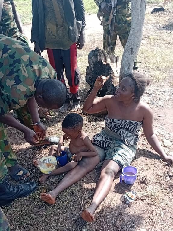 Nigerian Army troops rescued kidnapped mother, 3-year-old son and one other in Kwara