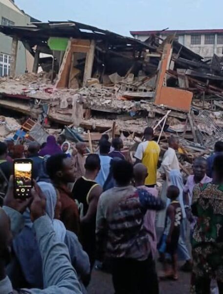 Many trapped, 15 rescued as two-storey building collapses in Lagos