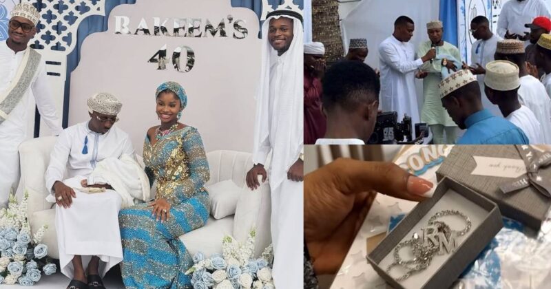 Fans gift Priscilla, Juma Jux’s baby 18 karat gold on naming ceremony