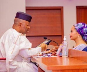 Mild drama in senate as Akpabio, Natasha Akpoti clash during ab0rtion bill debate