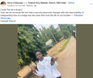 Vigilantes allegedly st@b fresh graduate to d3ath in Imo