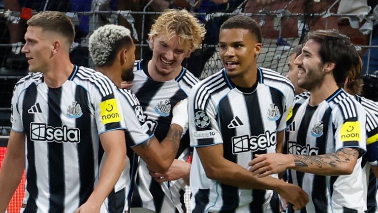 UCL: Rampant Newcastle thrash Union Saint-Gilloise 4-0 to hand Howe first win