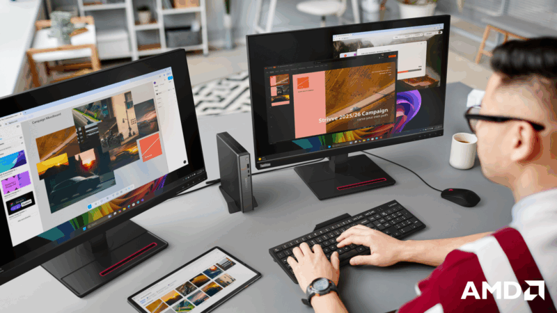 Lenovo’s new ThinkCentre desktops bring AI power to tight office spaces with prices that might surprise small businesses