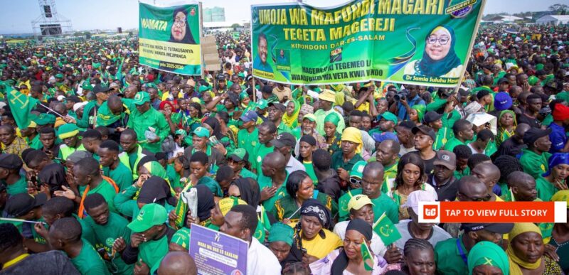 Nationwide internet slowdown marks Tanzania’s election day