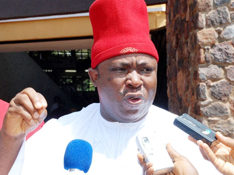 “I Am Disappointed – Senator Umeh Condemns Lagos Trade Fair Complex Demolition