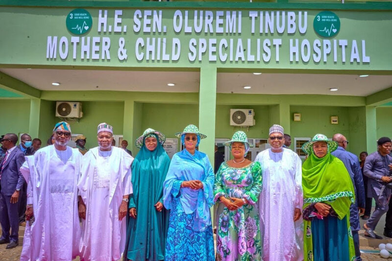 First Lady reaffirms commitment to safe motherhood, commissions new maternal and child hospital in Gombe