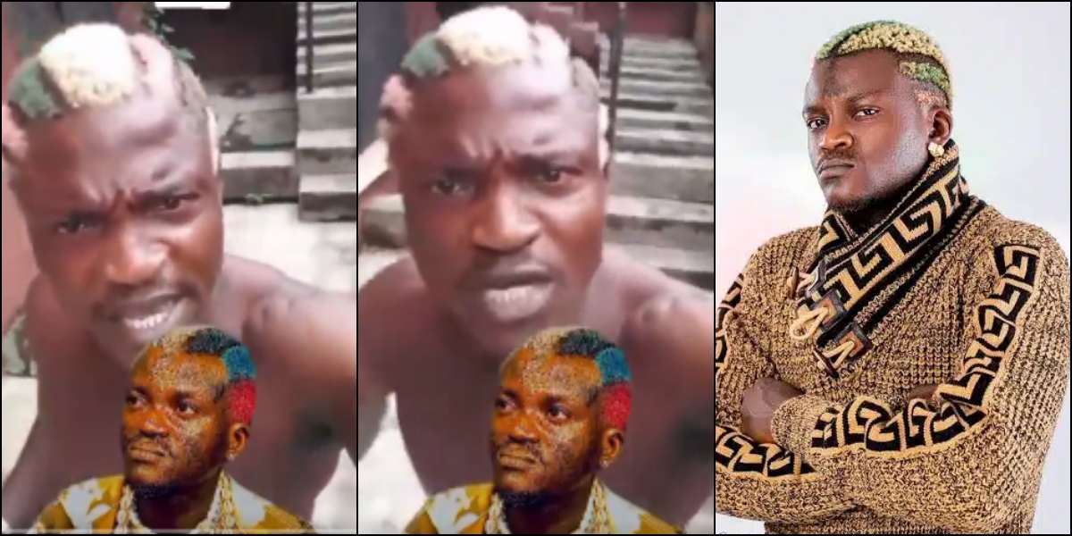 Portable’s lookalike cries out after singer vowed to deal with him for performing his song