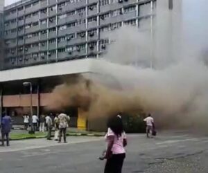 Fire outbreak at Rivers state Secretariat
