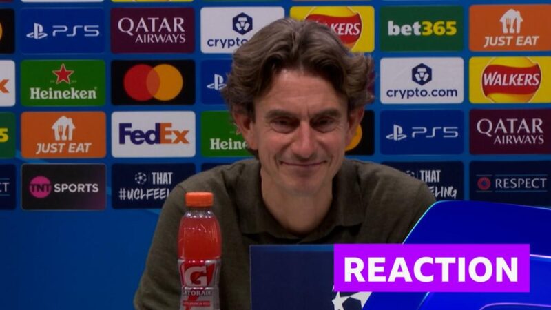 Champions League: ‘Like Lionel Messi’ – Thomas Frank stunned by Micky van de Ven goal