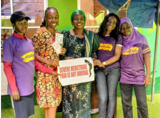 Endometriosis Campaign: ESIF Supports School Girls In Kosofe With Sanitary Pads