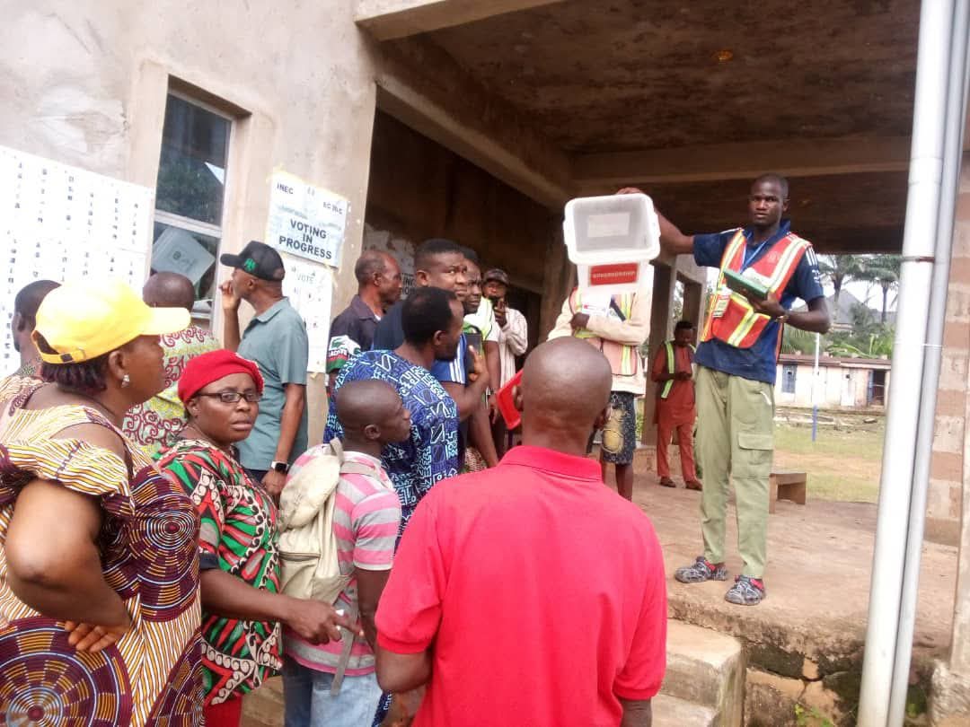 Results trickle in from polling units in #AnambraElection2025