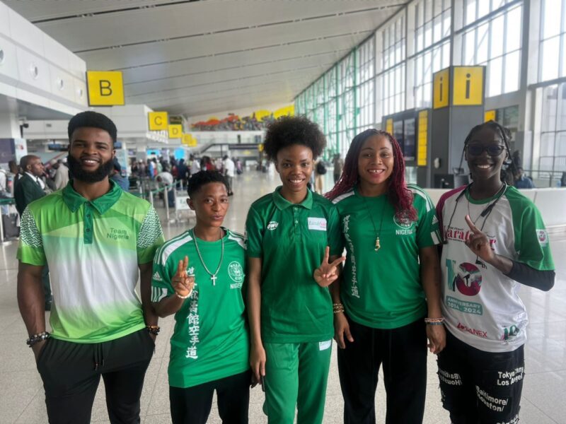 Team Nigeria departs for World Karate Championship in Egypt