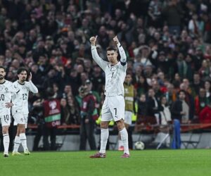 Cristiano Ronaldo is âsent homeâ from Portugal camp after his straight red card againstÂ Ireland.