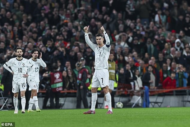 Cristiano Ronaldo is âsent homeâ from Portugal camp after his straight red card againstÂ Ireland.