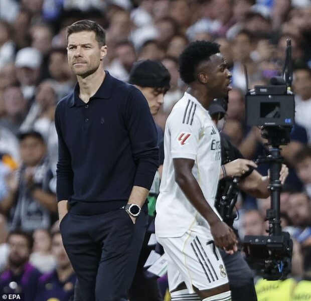 Real Madrid star Vinicius Jr tells the club he won’t renew his contract amid strained tensions with head coach Xabi Alonso.