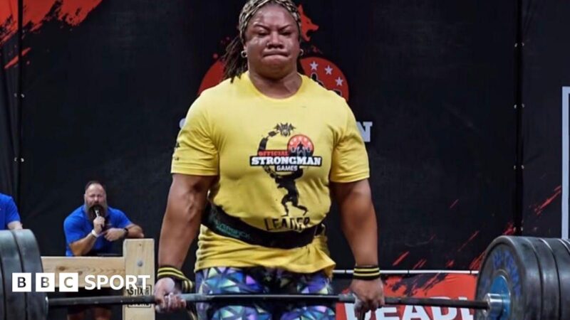 World’s strongest woman: Britain’s Andrea Thompson crowned champion after transgender athlete disqualified