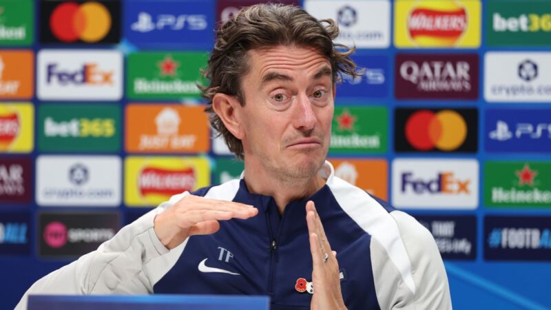 Tottenham’s Frank: Van de Ven and Spence said sorry for snub