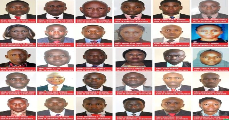 DSS dismisses 115 personnel in massive clear out