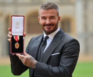 Sir David Beckham receives knighthood at Windsor Castle
