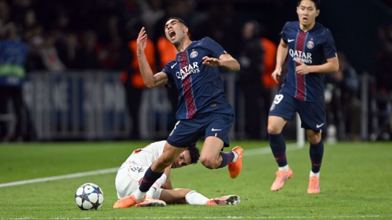 PSG’s Hakimi to miss six weeks after Díaz tackle – sources