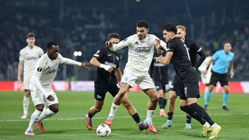 Nottingham Forest boss Dyche ‘frustrated’ with Sturm Graz draw