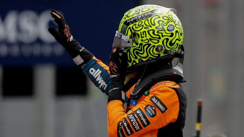 Brazilian GP: Norris wins sprint race as Piastri crashes out