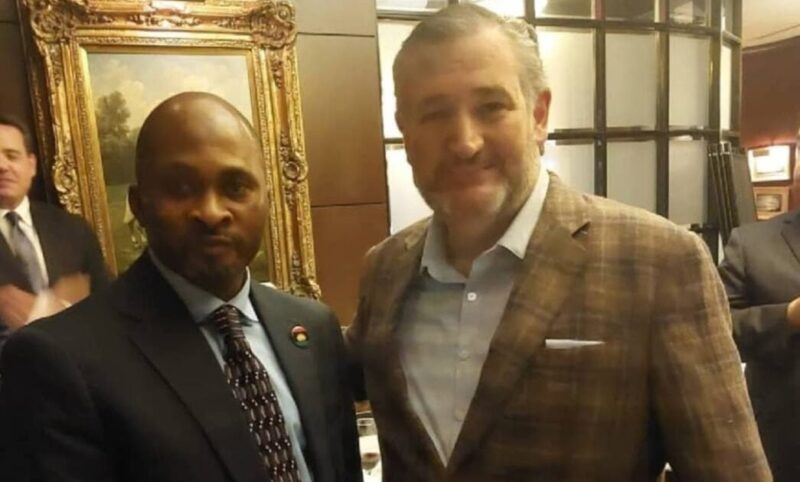 FLASHBACK: : In 2024, IPOB official met US lawmaker Ted Cruz to discuss Biafra independence