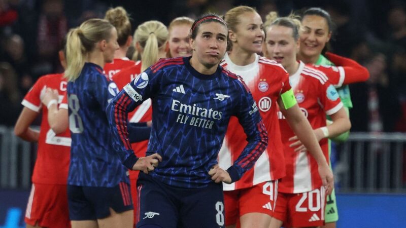 Slegers: Arsenal ‘not good enough in UWCL collapse vs. Bayern