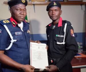 NSCDC honours Kano volunteer who returned N20m forgotten in tricycle