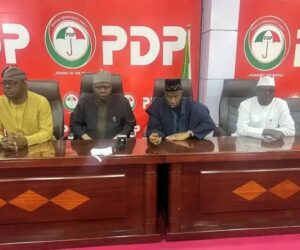 Security Operatives Clash as Wike, Makinde Storm PDP National Secretariat