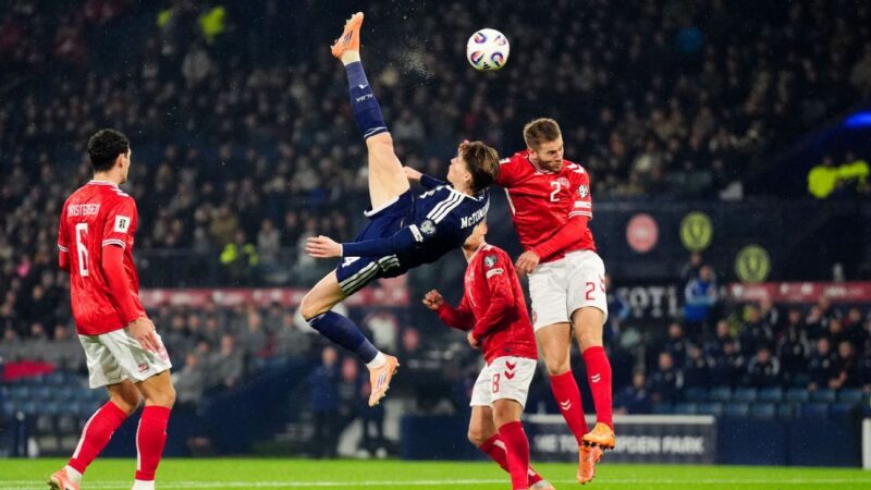 Scott McTominay overhead kick ‘best i’ve ever seen’ says Scotland boss Steve Clarke