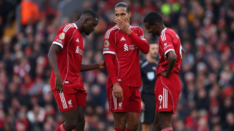 Liverpool’s Virgil van Dijk: We’re letting Slot down amid ‘mess’ of a season