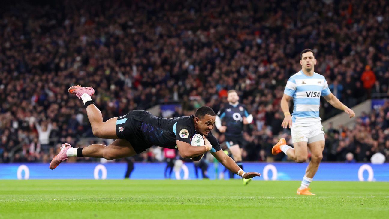 England 27-23 Argentina: Max Ojomoh impresses as hosts hold off Pumas comeback