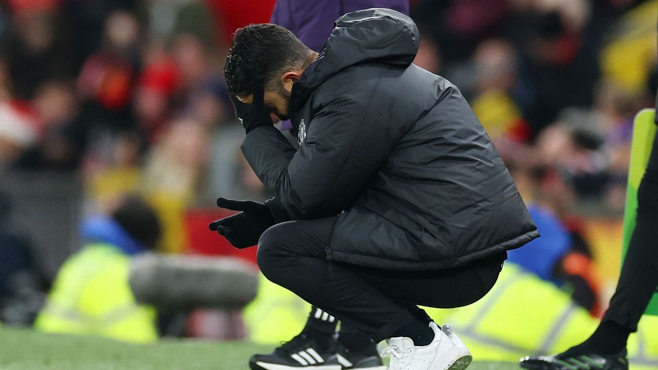 Ruben Amorim wishes Manchester United showed fight Everton did