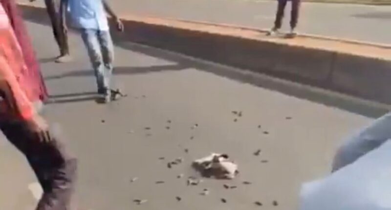 Panic at ABU Zaria gate as ammunition falls from moving passenger bus