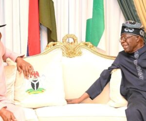 PHOTOS: Tinubu receives Jonathan at Aso Villa after returning from Guinea-Bissau