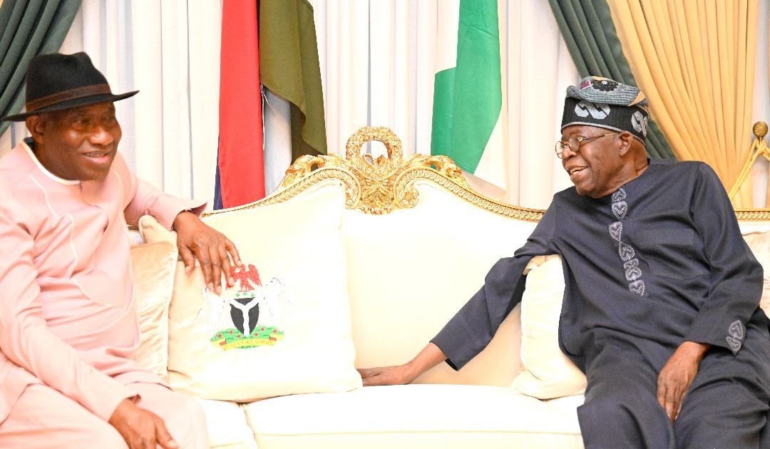 PHOTOS: Tinubu receives Jonathan at Aso Villa after returning from Guinea-Bissau