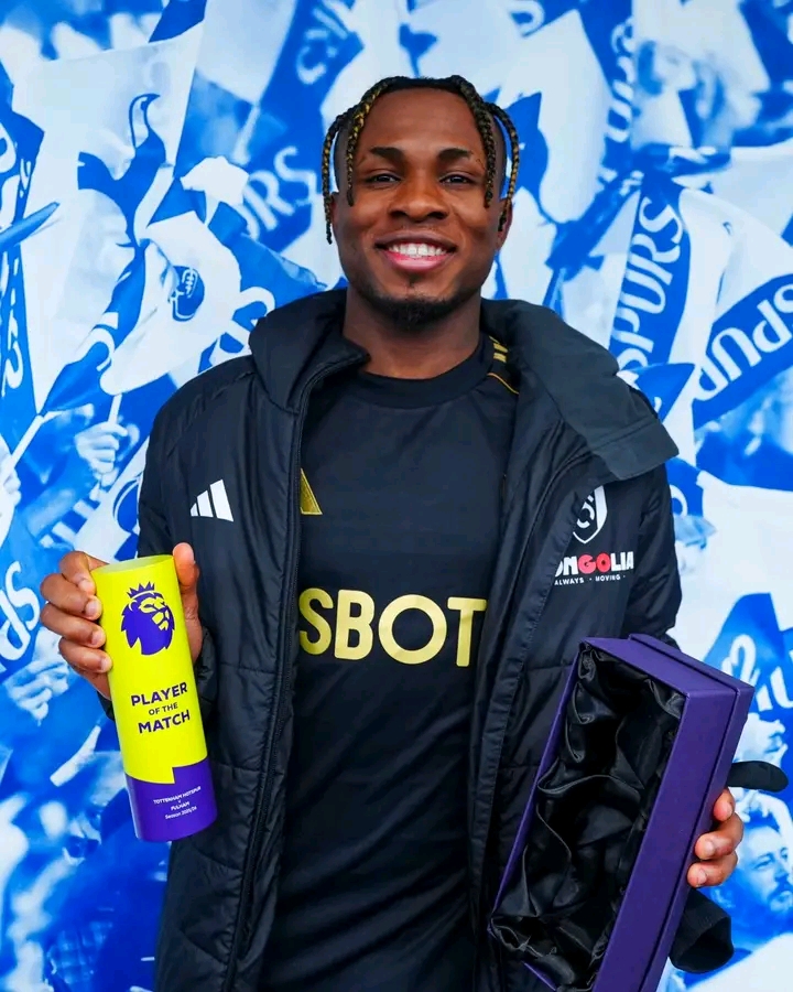 EPL: Chukwueze named Man of the Match in Fulham’s win over Spurs