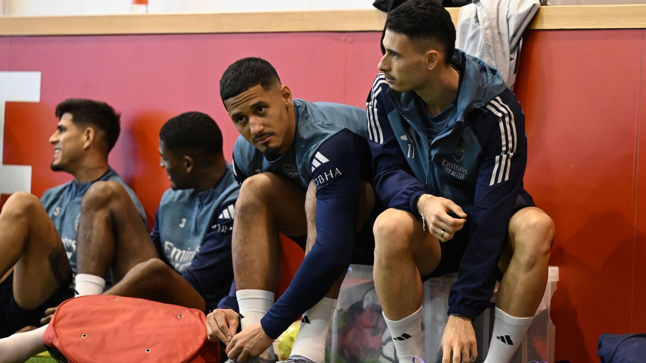 Chelsea vs Arsenal: Why William Saliba joined Gabriel on sidelines