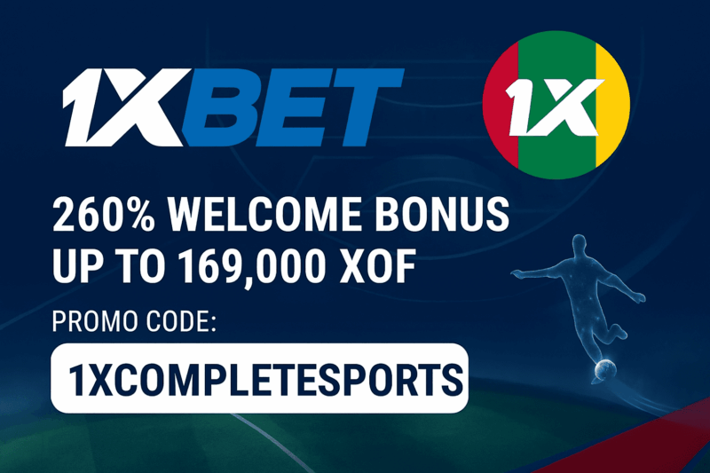 1xBet Promo Code Cameroon (1XCOMPLETESPORTS)