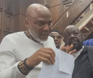 Court gives Nnamdi Kanu deadline to defend terrorism charges or…