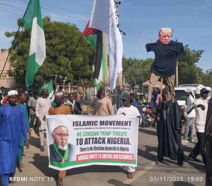 Shiite Group Protests, Condemns Trump Over Threat to Attack Terrorists in Nigeria