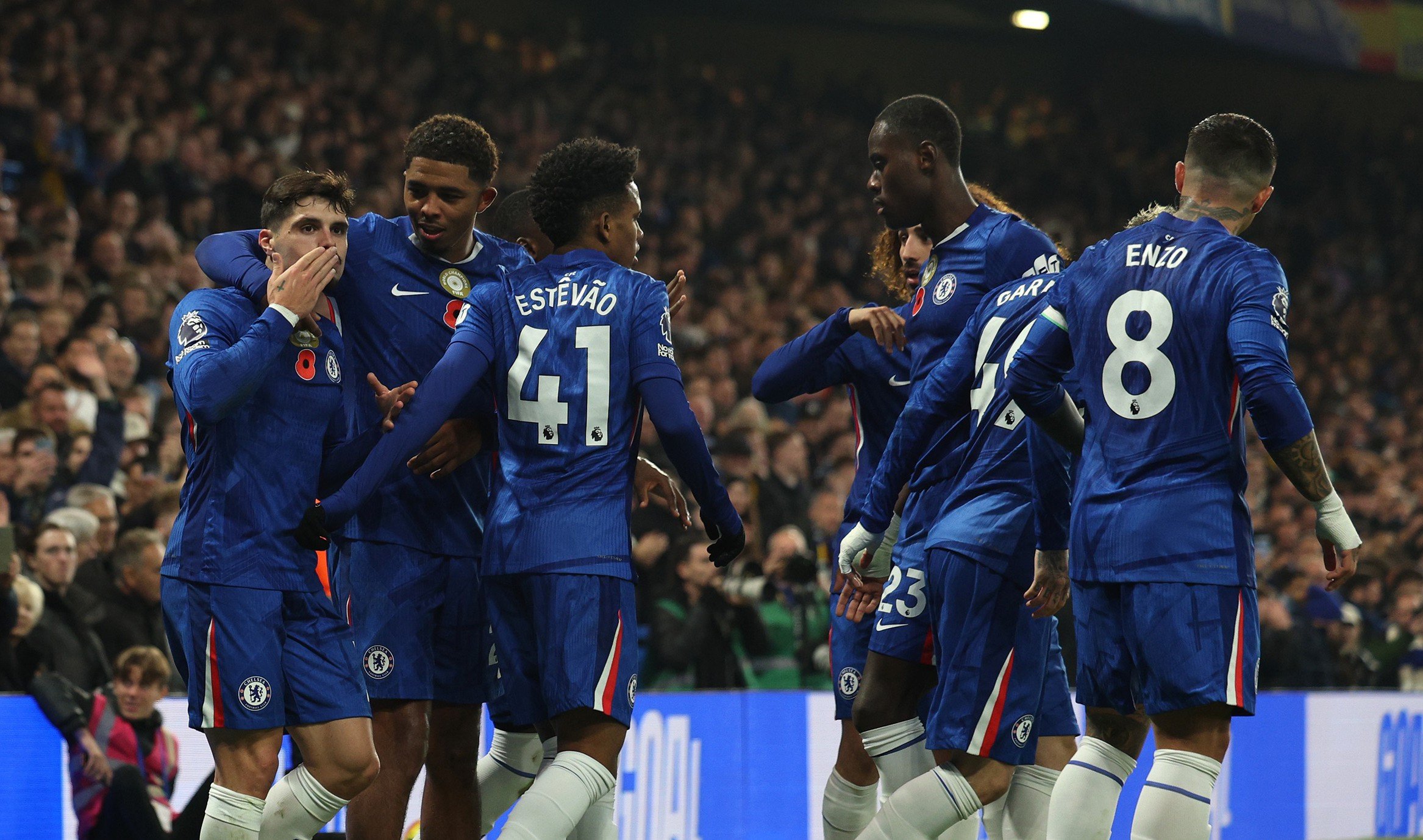 Arokodare Benched As Chelsea Thrash Wolves To Go Second