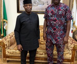 Osinbajo Visits Fayose in Lagos Ahead of 65th Birthday