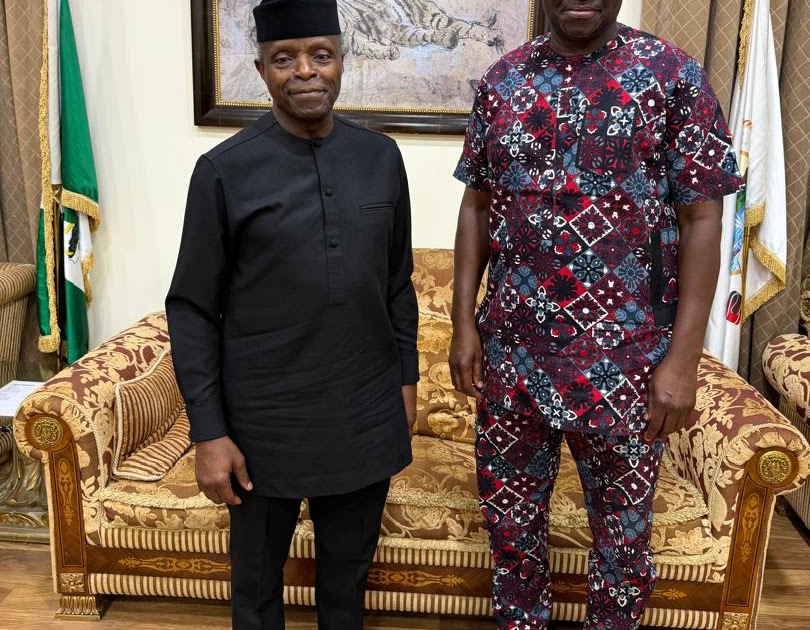 Osinbajo Visits Fayose in Lagos Ahead of 65th Birthday