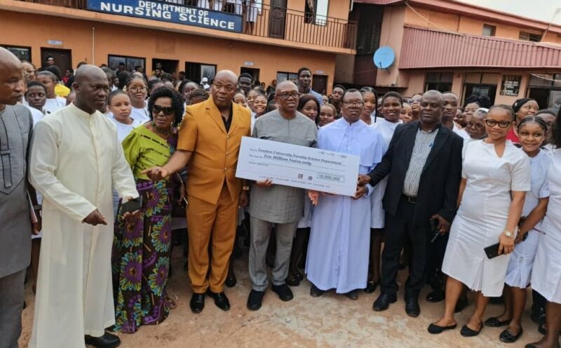 Peter Obi Donates N10m to Tansian University